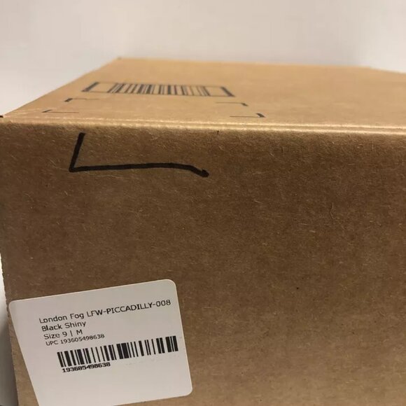 London Fog Women’s Piccadilly, Black Rain Boots, Size 9 M - Picture 6 of 6